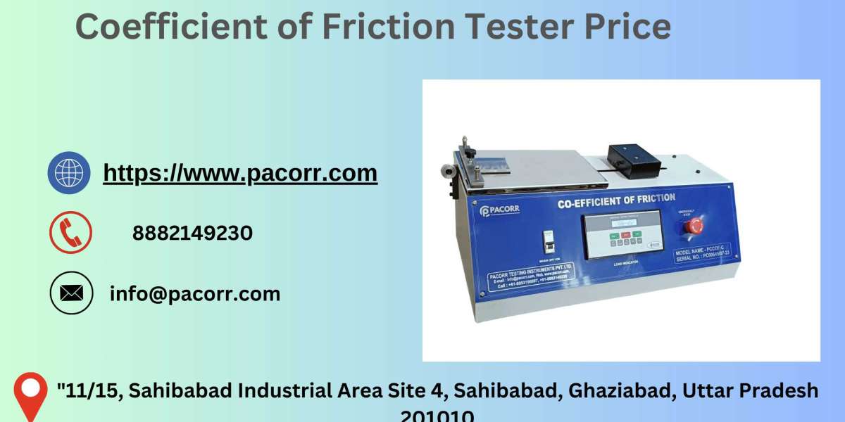 "Maximizing Product Performance with the State-of-the-Art Coefficient of Friction Tester: A Comprehensive Guide&quo