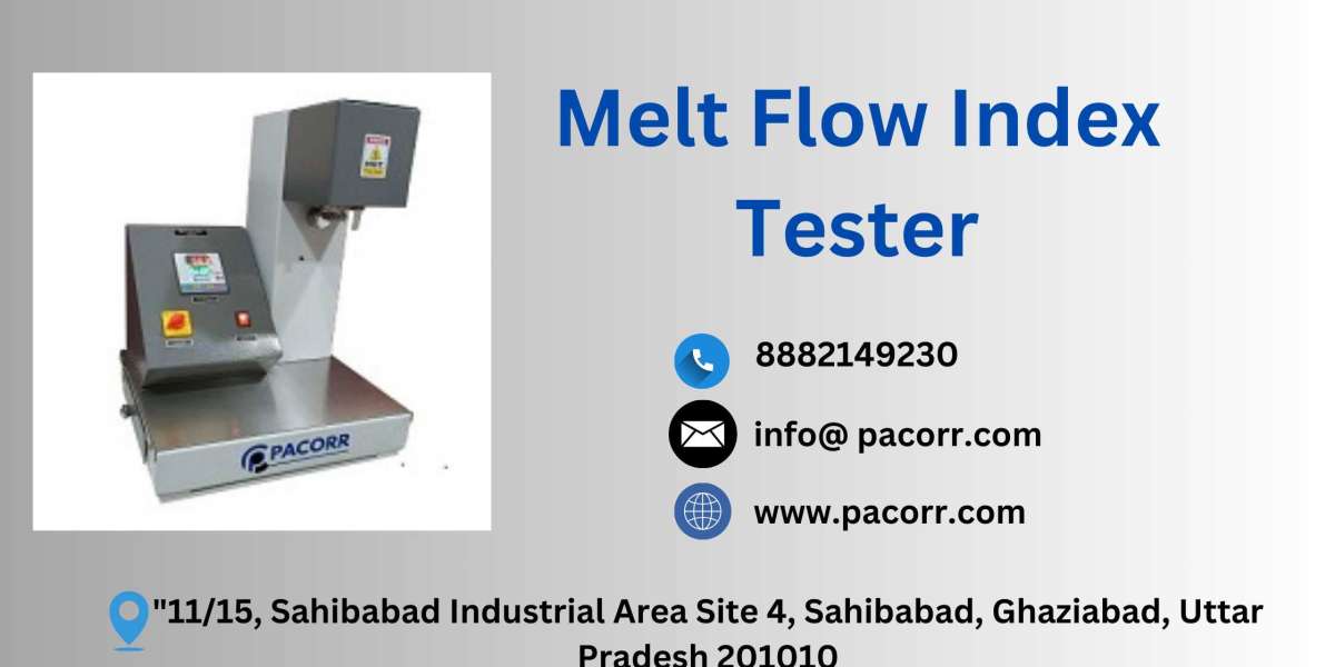 The Ultimate Solution for Polymer Manufacturers: Pacorr’s High-Performance Melt Flow Index Tester