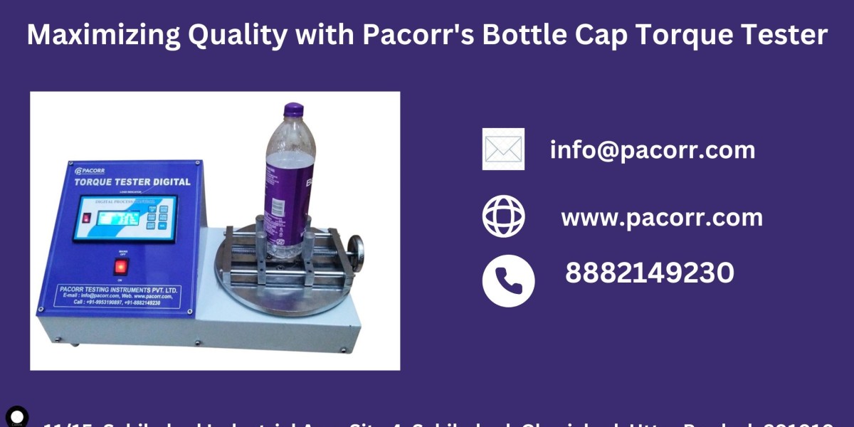 How Pacorr’s Bottle Cap Torque Tester Contributes to Sustainable Packaging Practices