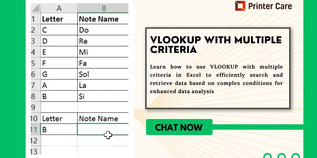 VLOOKUP with Multiple Criteria: How to Search Data Efficiently